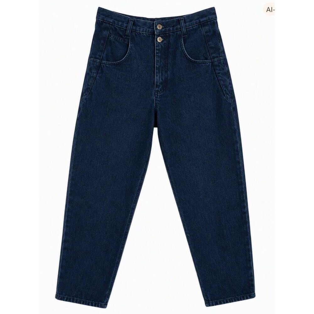 Guess Jeans Vintage High Waisted 28 Tapered Mom Jeans Button Fly 28x30